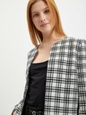 Orsay Černo-bílé dámské kostkované sako ORSAY