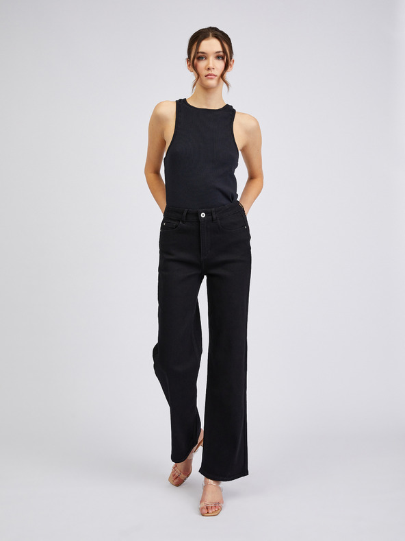 Orsay Černé dámské wide leg džíny ORSAY