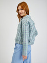 Orsay Světle modré dámské kostkované sako ORSAY