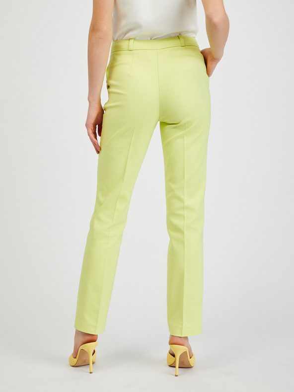 Orsay Světle zelené dámské kalhoty ORSAY