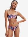 Desigual Bílý dámský vzorovaný spodní díl plavek Desigual Playa I
