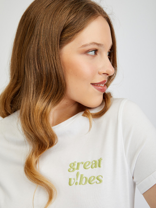 Orsay Bílé dámské tričko ORSAY