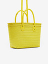 Desigual Žlutá dámská kabelka Desigual Basket Braided Zaire