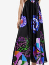 Desigual Černé dámské vzorované šaty Desigual Sandy
