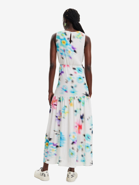 Desigual Bílé dámské vzorované šaty Desigual Avinyon