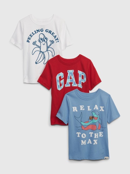GAP Baby trička Mix & Match, 3 ks GAP