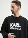 Karl Lagerfeld Černá pánská mikina KARL LAGERFELD