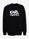 Karl Lagerfeld Černá pánská mikina KARL LAGERFELD
