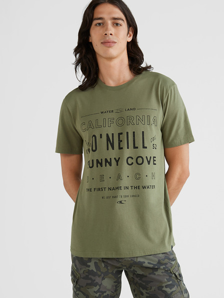 O'Neill Zelené pánské tričko O'Neill Muir