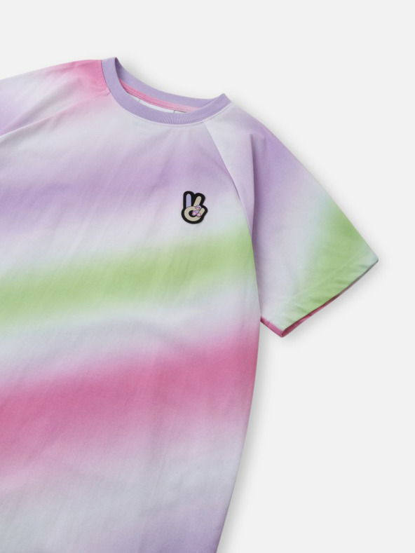 Reima Růžové holčičí batikované šaty Reima