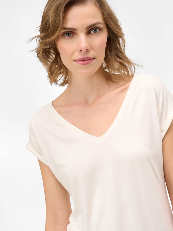 Orsay Krémové basic tričko ORSAY