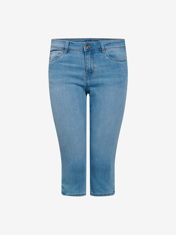 Orsay Modré džínové tříčtvrteční kraťasy ORSAY