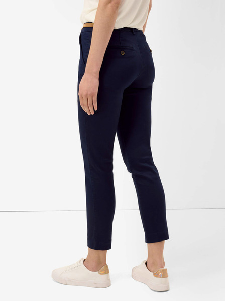 Orsay Tmavě modré chino kalhoty s páskem ORSAY