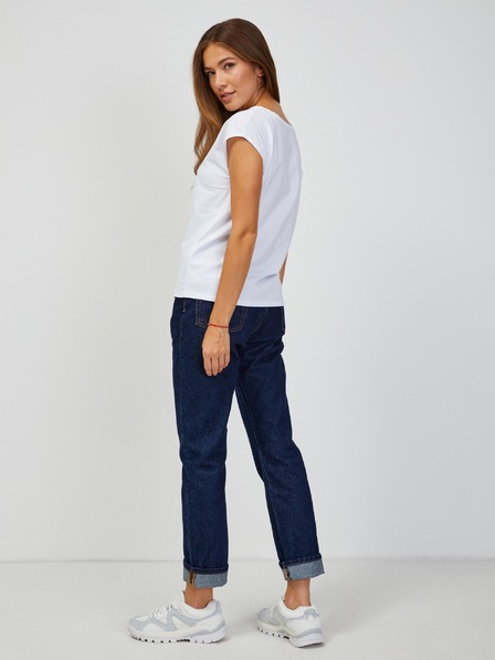 Orsay Bílé dámské tričko ORSAY