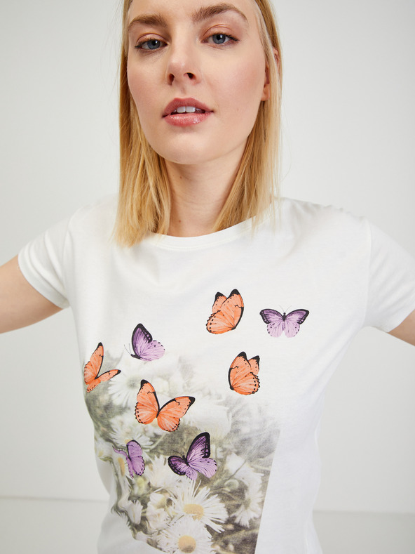 Orsay Bílé dámské tričko ORSAY