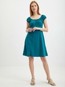 Orsay Petrolejové dámské šaty ORSAY
