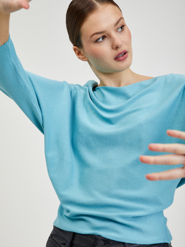 Orsay Světle modrý dámský svetr ORSAY