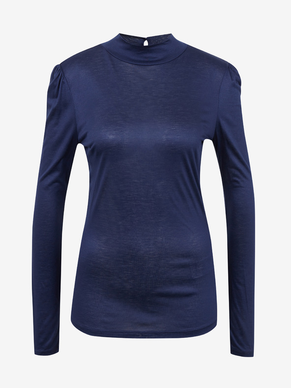 Orsay Tmavě modré tričko s dlouhým rukávem ORSAY