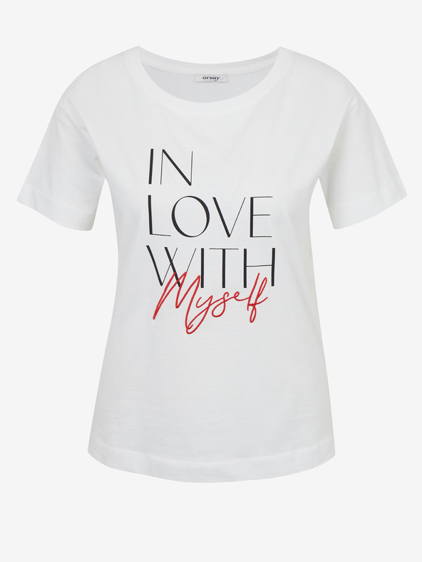 Orsay Bílé dámské tričko ORSAY