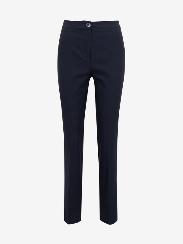 Orsay Tmavě modré dámské kalhoty ORSAY