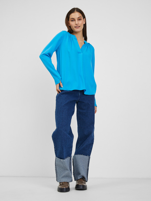 Orsay Modrá dámská halenka ORSAY