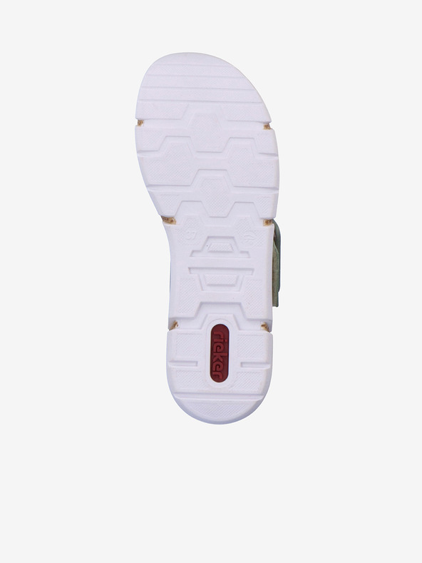 Rieker Khaki dámské sandály na platformě Rieker