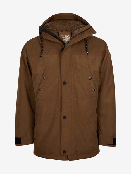 O'Neill Hnědá pánská parka O'Neill JOURNEY PLUS PARKA