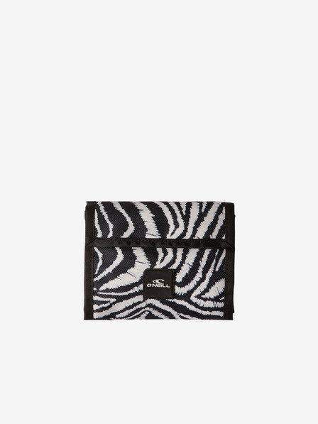 O'Neill Černo-bílá dámská peněženka se zvířecím vzorem O'Neill POCKETBOOK WALLET