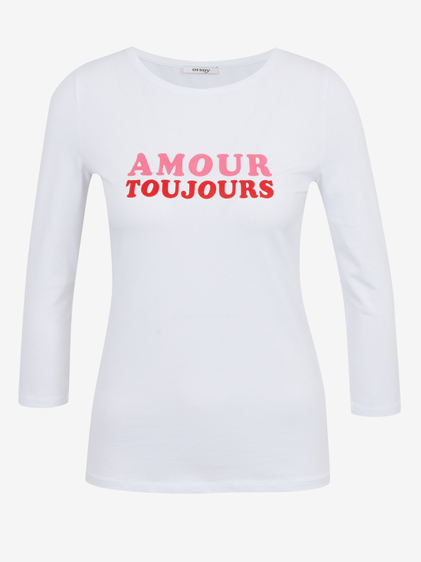 Orsay Bílé dámské tričko ORSAY