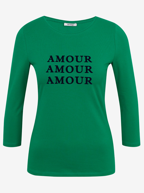 Orsay Zelené dámské tričko ORSAY