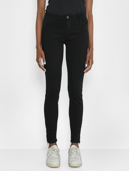 Noisy May Černé dámské skinny fit džíny Noisy May Kimmy