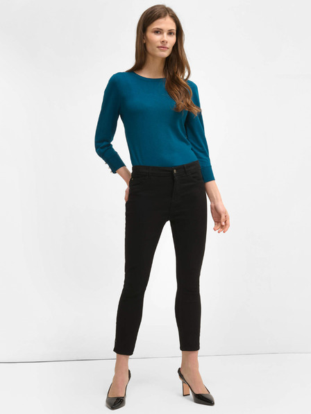 Orsay Černé zkrácené skinny fit džíny ORSAY