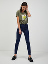 Orsay Tmavě modré push up skinny fit džíny ORSAY
