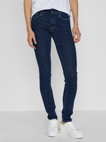 Replay Tmavě modré dámské skinny fit džíny Replay