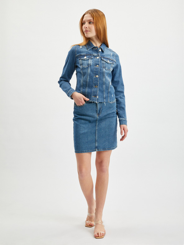 Orsay Modrá dámská džínová bunda ORSAY