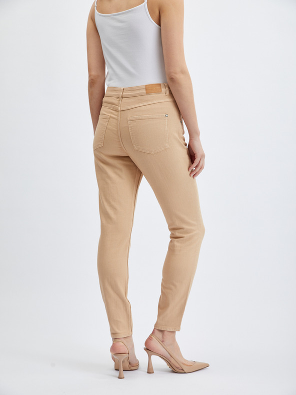 Orsay Béžové dámské skinny fit džíny ORSAY
