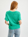 Orsay Světle zelený dámský svetr s krátkým rukávem ORSAY