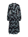Orsay Černé dámské květované šaty ORSAY