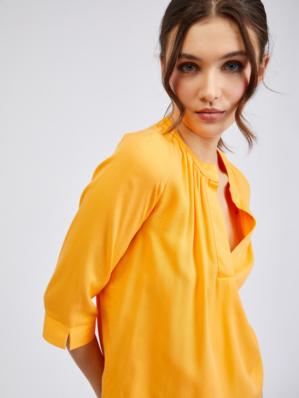 Orsay Oranžová dámská halenka ORSAY