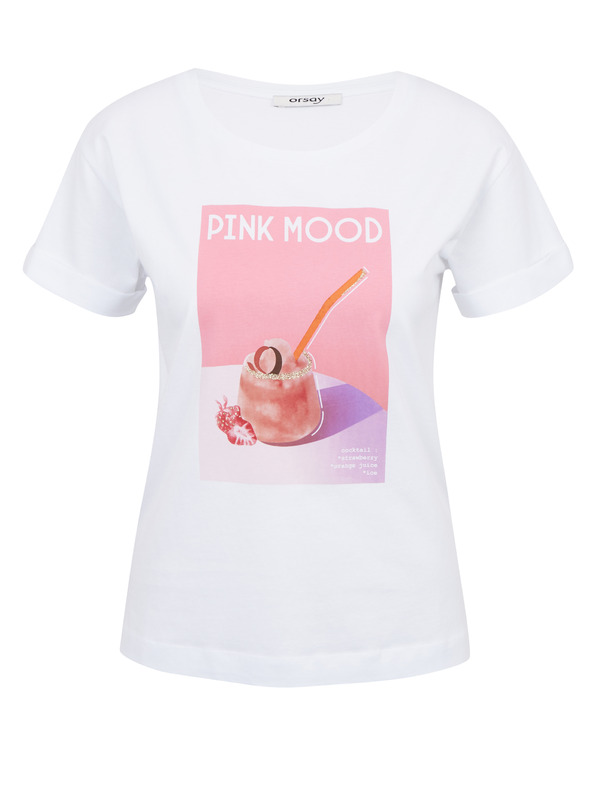 Orsay Bílé dámské tričko ORSAY
