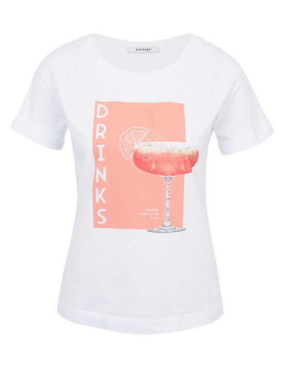 Orsay Bílé dámské tričko ORSAY