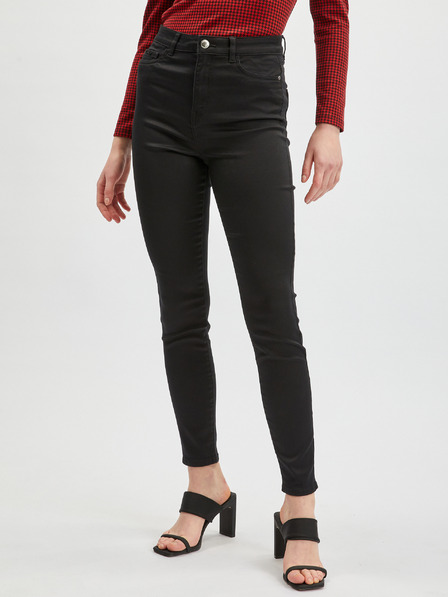 Orsay Černé dámské skinny fit kalhoty ORSAY