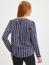 Orsay Bílo-modrá dámská pruhovaná halenka ORSAY