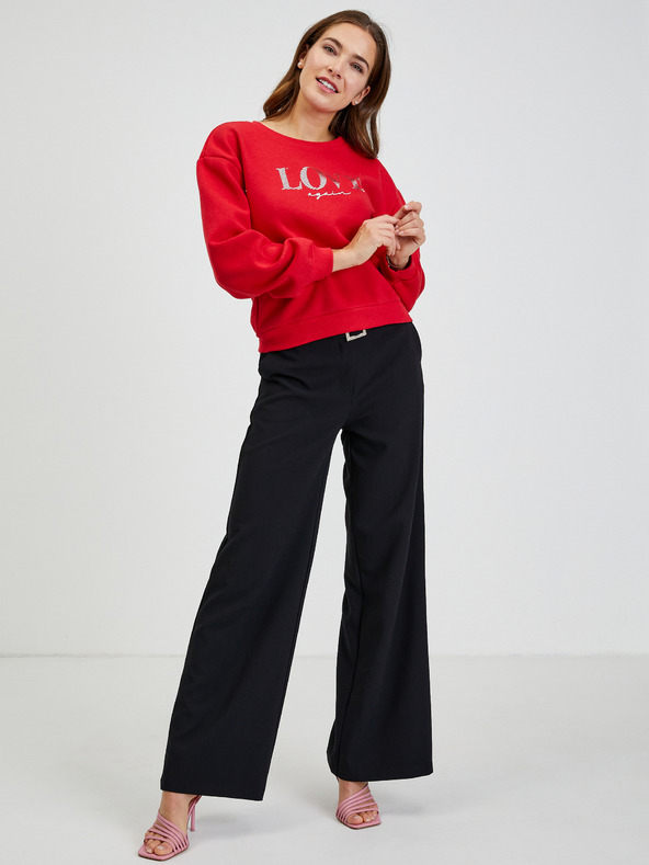 Orsay Červená dámská volná mikina ORSAY