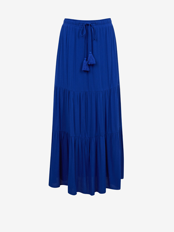 Orsay Modrá dámská maxi sukně ORSAY