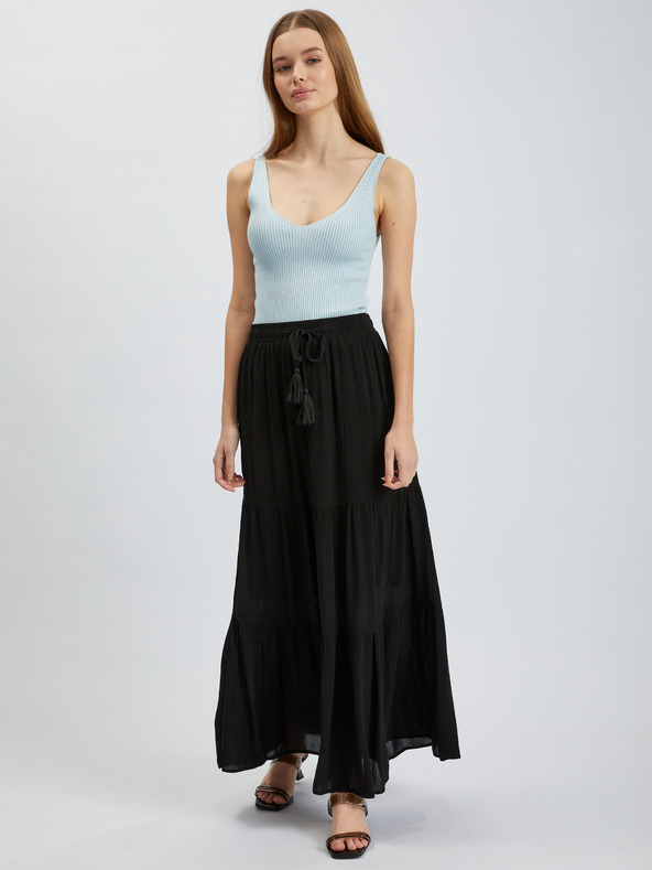 Orsay Černá dámská maxi sukně ORSAY
