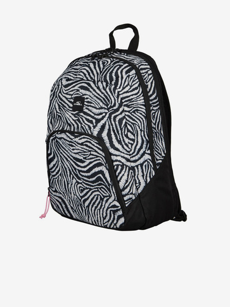O'Neill Bílo-černý batoh si zvířecím vzorem O'Neill WEDGE BACKPACK