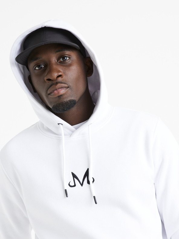 Celio Bílá pánská mikina s potiskem Celio Dragon Ball Super