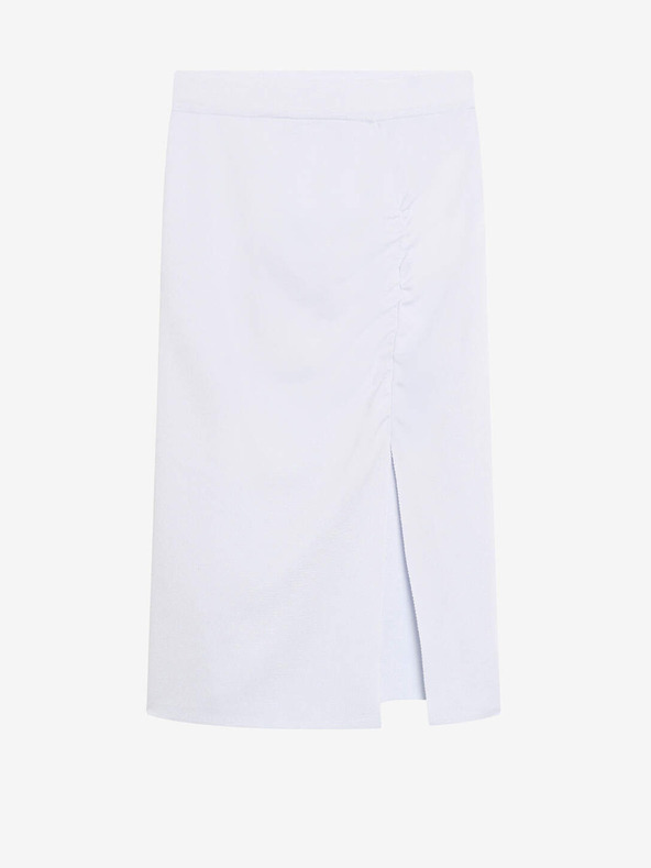 Orsay Světle modrá pouzdrová sukně s rozparkem ORSAY