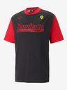 Puma Červeno-černé pánské tričko Puma Ferrari Race Statement